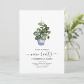 Wir haben Boho Script New Roots Botanical Moving u (Stehend Vorderseite)