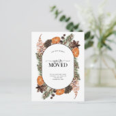 Wir haben Boho Winter Ankündigung Postkarte versch (Stehend Vorderseite)