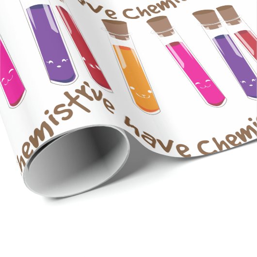 Wir haben Chemie Geschenkpapier (Rolleneckpunkt)