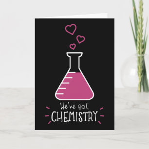Wir haben Chemie Got Feiertagskarte