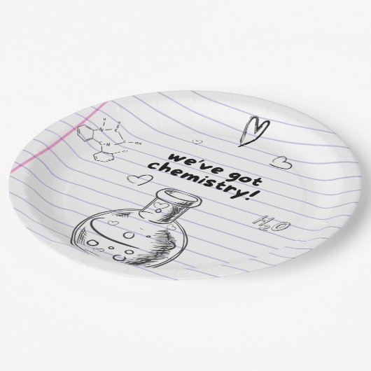 Wir haben Chemiepapier-Teller Got Pappteller (Schrägansicht)