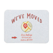 Wir haben Computer Online Map Icon Ankündigung ver Magnet (Horizontal)