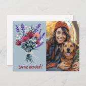 Wir haben CUSTOM FOTO Wildblume Bouquet Postkarte (Vorne/Hinten)