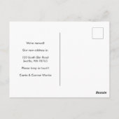 Wir haben CUSTOM FOTO Wildblume Bouquet Postkarte (Rückseite)