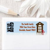 Wir haben das Adressbuch und den Picketzaun versch (Insitu)