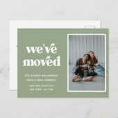 Wir haben das Adressenwechsel-Foto verschoben und  Postkarte (Vorne/Hinten)