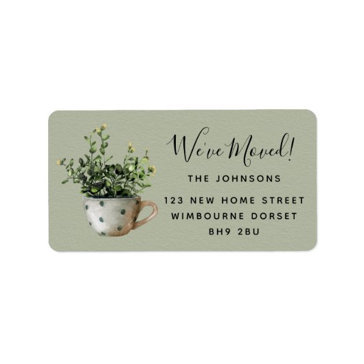 Wir haben das Adressetikett modernisiert (Vorne)