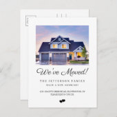 Wir haben das Adresswechsel-Foto geändert Ankündigungspostkarte (Vorne/Hinten)
