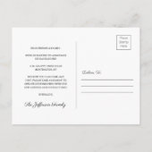 Wir haben das Adresswechsel-Foto geändert Ankündigungspostkarte (Rückseite)