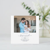 Wir haben das Adresswechsel-Foto verschoben Ankündigung (Stehend Vorderseite)