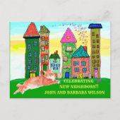 Wir haben das Budget City Apartment Houses verscho Ankündigungspostkarte (Vorderseite)