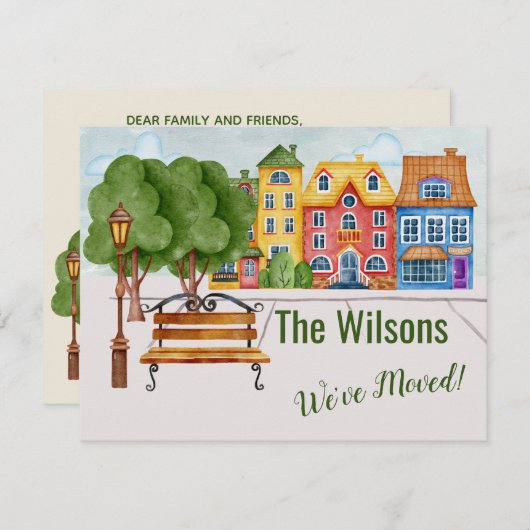 Wir haben das bunte Stadtleben-Budget verschoben Ankündigung (Vorne/Hinten)