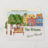 Wir haben das bunte Stadtleben verschoben Ankündigung (Vorne/Hinten)