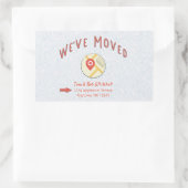 Wir haben das Button "Ort verschoben" Icon Compute Rechteckiger Aufkleber (Tasche)