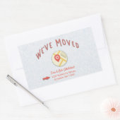 Wir haben das Button "Ort verschoben" Icon Compute Rechteckiger Aufkleber (Umschlag)