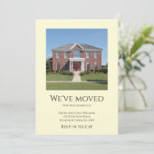 Wir haben das einfache Foto Minimalistisch verscho Ankündigung (Stehend Vorderseite)