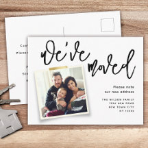 Wir haben das einfache moderne Foto verschoben