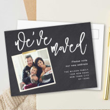 Wir haben das einfache moderne Foto verschoben