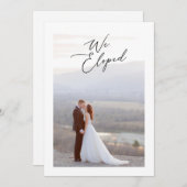 Wir haben das elegante kalligraphische Script-Hoch Ankündigung (Vorne/Hinten)