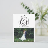 Wir haben das Foto ausgeweitet Einladung (Stehend Vorderseite)