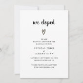 Wir haben das Foto "Black and White Heart" Ankündigung (Vorderseite)