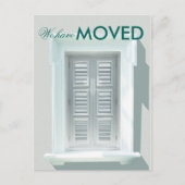 Wir haben das Foto "Bright Window Shutters" versch Ankündigungspostkarte (Vorderseite)