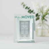 Wir haben das Foto "Bright Window Shutters" versch Ankündigungspostkarte (Stehend Vorderseite)