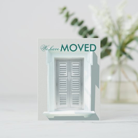 Wir haben das Foto "Bright Window Shutters" versch Ankündigungspostkarte (Stehend Vorderseite)