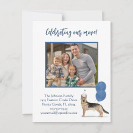 Wir haben das Foto der deutschen Shephard-Familie  Ankündigung