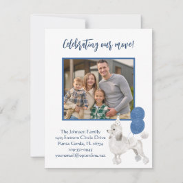 Wir haben das Foto der Familie Poodle verschoben Ankündigung