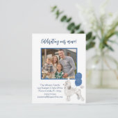 Wir haben das Foto der Familie Poodle verschoben Ankündigung (Stehend Vorderseite)