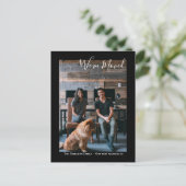 Wir haben das Foto Personalisiert verschoben Postkarte (Stehend Vorderseite)