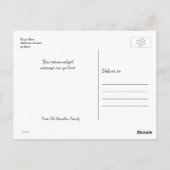 Wir haben das Foto Personalisiert verschoben Postkarte (Rückseite)