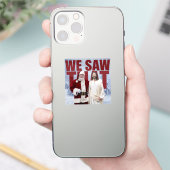 WIR HABEN DAS GESEHEN! Der Weihnachtsmann und Jesu Aufkleber (Telefon)