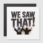 WIR HABEN DAS GESEHEN! Der Weihnachtsmann und Jesu Magnetkarte (Vorne/Hinten)