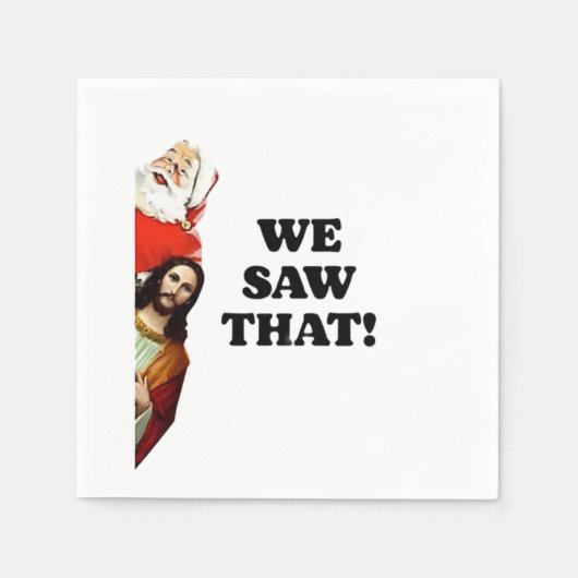 WIR HABEN DAS GESEHEN! Der Weihnachtsmann und Jesu Serviette (Vorderseite)