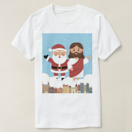 WIR HABEN DAS GESEHEN! Der Weihnachtsmann und Jesu T-Shirt