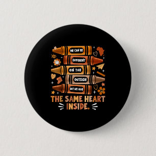 Wir haben das gleiche Herz Black History Month Afr Button
