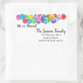 Wir haben das handgemalte Aquarelletikett verschob Rechteckiger Aufkleber (Tasche)