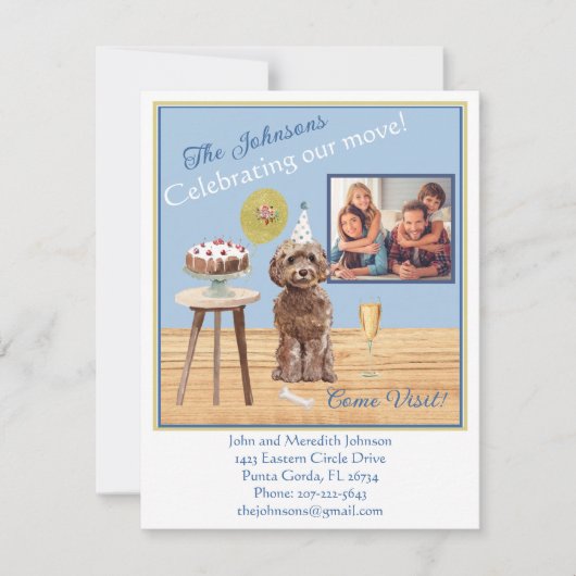 Wir haben das Hunde-Foto-Budget feierlich verschob Ankündigung (Vorderseite)