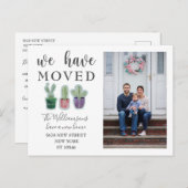 Wir haben das Kaktus-Foto bewegt Ankündigung (Vorne/Hinten)