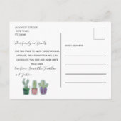 Wir haben das Kaktus-Foto bewegt Ankündigung (Rückseite)