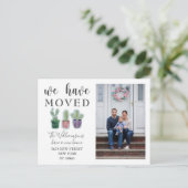 Wir haben das Kaktus-Foto bewegt Ankündigung (Stehend Vorderseite)