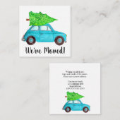 Wir haben das klassische Weihnachtsauto bewegt Begleitkarte (Vorne/Hinten)