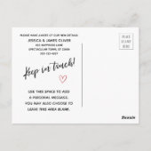 Wir haben das kleine Haus Gezeichnet, die helle, d Postkarte (Rückseite)