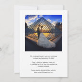 Wir haben das Knot-Elegante-Foto-Hochzeitsfeier be Ankündigung (Rückseite)