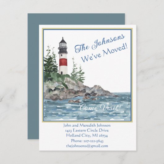 Wir haben das Lighthouse-Wasserbudget verschoben Ankündigung (Vorne/Hinten)