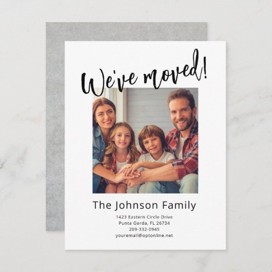 Wir haben das moderne Foto-Budget modernisiert Ankündigung (Vorne/Hinten)