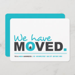 Wir haben das Moving Announcement Housewarming Par Einladung