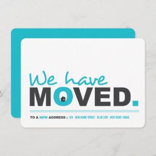 Wir haben das Moving Announcement Housewarming Par Einladung